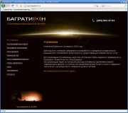 Сайт для компании bagrationtm.ru