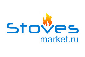 Логотип и интернет-магазин "Stoves Market"
